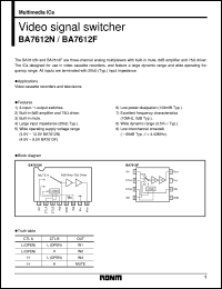 datasheet for BA7612N by ROHM