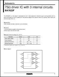 datasheet for BA7623F by ROHM