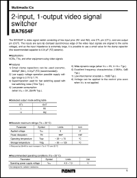datasheet for BA7654F by ROHM
