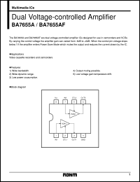 datasheet for BA7655AF by ROHM