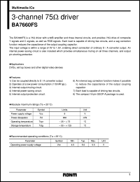 datasheet for BA7660FS by ROHM