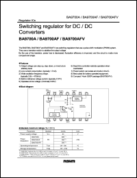 datasheet for BA9700A by ROHM