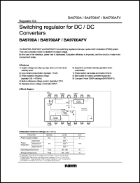 datasheet for BA9700AF by ROHM