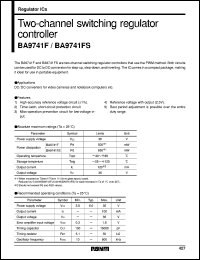 datasheet for BA9741F by ROHM