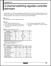 datasheet for BA9743AFV by ROHM