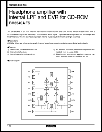 datasheet for BH3540AFS by ROHM