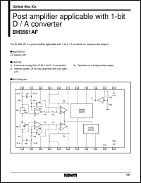 datasheet for BH3561AF by ROHM