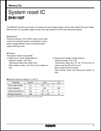 datasheet for BH6150F by ROHM