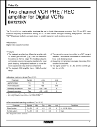 datasheet for BH7272KV by ROHM