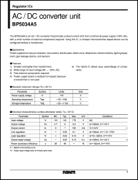 datasheet for BP5034A5 by ROHM