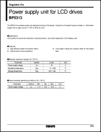 datasheet for BP5313 by ROHM