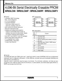 datasheet for BR93LC66 by ROHM