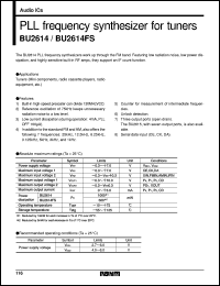 datasheet for BU2614FS by ROHM