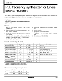 datasheet for BU2615S by ROHM