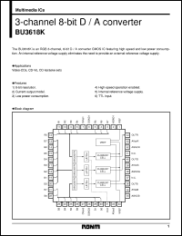 datasheet for BU3618K by ROHM