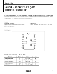 datasheet for BU4001B by ROHM