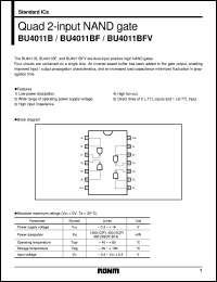 datasheet for BU4011B by ROHM