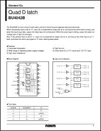 datasheet for BU4042B by ROHM