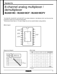 datasheet for BU4051BC by ROHM
