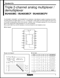 datasheet for BU4053BC by ROHM