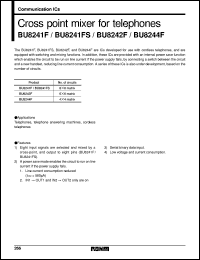 datasheet for BU8241F by ROHM