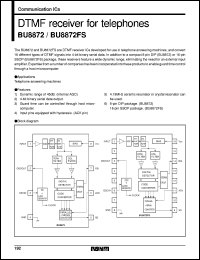 datasheet for BU8872F by ROHM