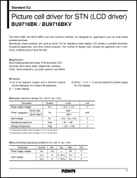 datasheet for BU9716BK by ROHM