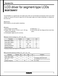 datasheet for BU9728AKV by ROHM