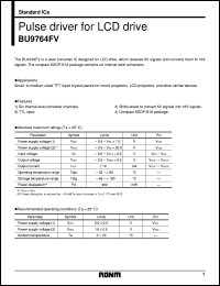 datasheet for BU9764FV by ROHM