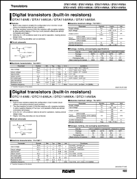datasheet for DTA114WKA by ROHM