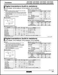 datasheet for DTA144WE by ROHM