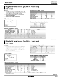 datasheet for DTB114GK by ROHM