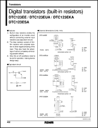 datasheet for DTC123EKA by ROHM