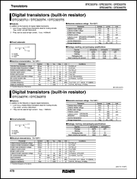 datasheet for DTC343TK by ROHM