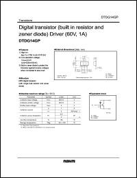 datasheet for DTDG14GP by ROHM