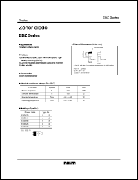 datasheet for EDZ6.8B by ROHM
