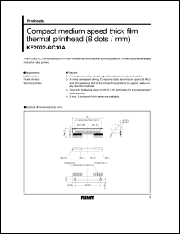 datasheet for KF2002-GC10A by ROHM
