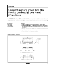 datasheet for KF2002-GD10A by ROHM