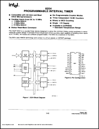 datasheet for 8254 by Intel Corporation