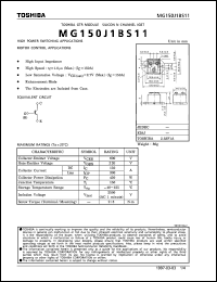 datasheet for MG150J1BS11 by Toshiba