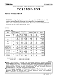 datasheet for TC9309F-059 by Toshiba