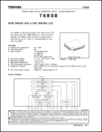 datasheet for T6B08 by Toshiba