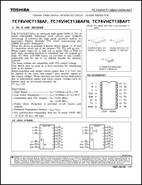 datasheet for TC74VHCT138AFT by Toshiba