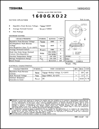 datasheet for 1600GXD22 by Toshiba