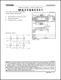 datasheet for MG25Q6ES51 by Toshiba