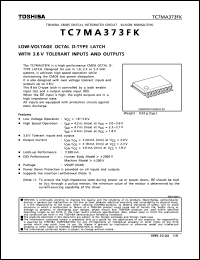 datasheet for TC7MA373FK by Toshiba