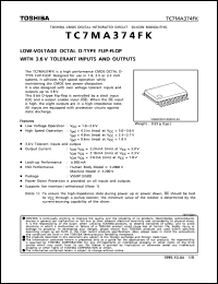 datasheet for TC7MA374FK by Toshiba
