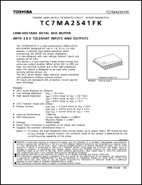 datasheet for TC7MA2541FK by Toshiba