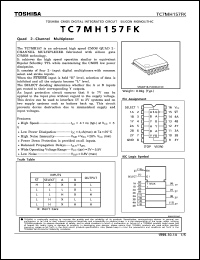 datasheet for TC7MH157FK by Toshiba