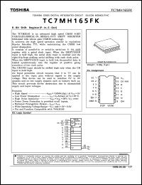 datasheet for TC7MH165FK by Toshiba